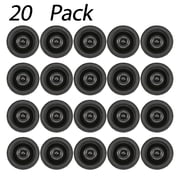 AUTOXBERT Qty 20 1.98 Trailer Hub Cap Rubber Plugs Grease Plug Hub Dust Cap for 2000-3500 lb Axles