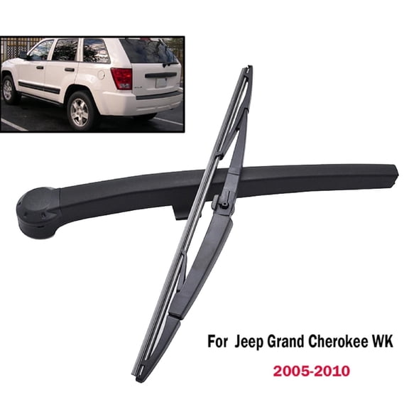 AUTOXBERT Rear Windshield Back Wiper Arm Blade Set 05139836AB Replacement for Jeep Grand Cherokee WK 2005-2010