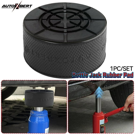 AUTOXBERT Rubber Jack Pad Lift Car Damage Protection Universal For 10 Ton Bottle Jacks Pad