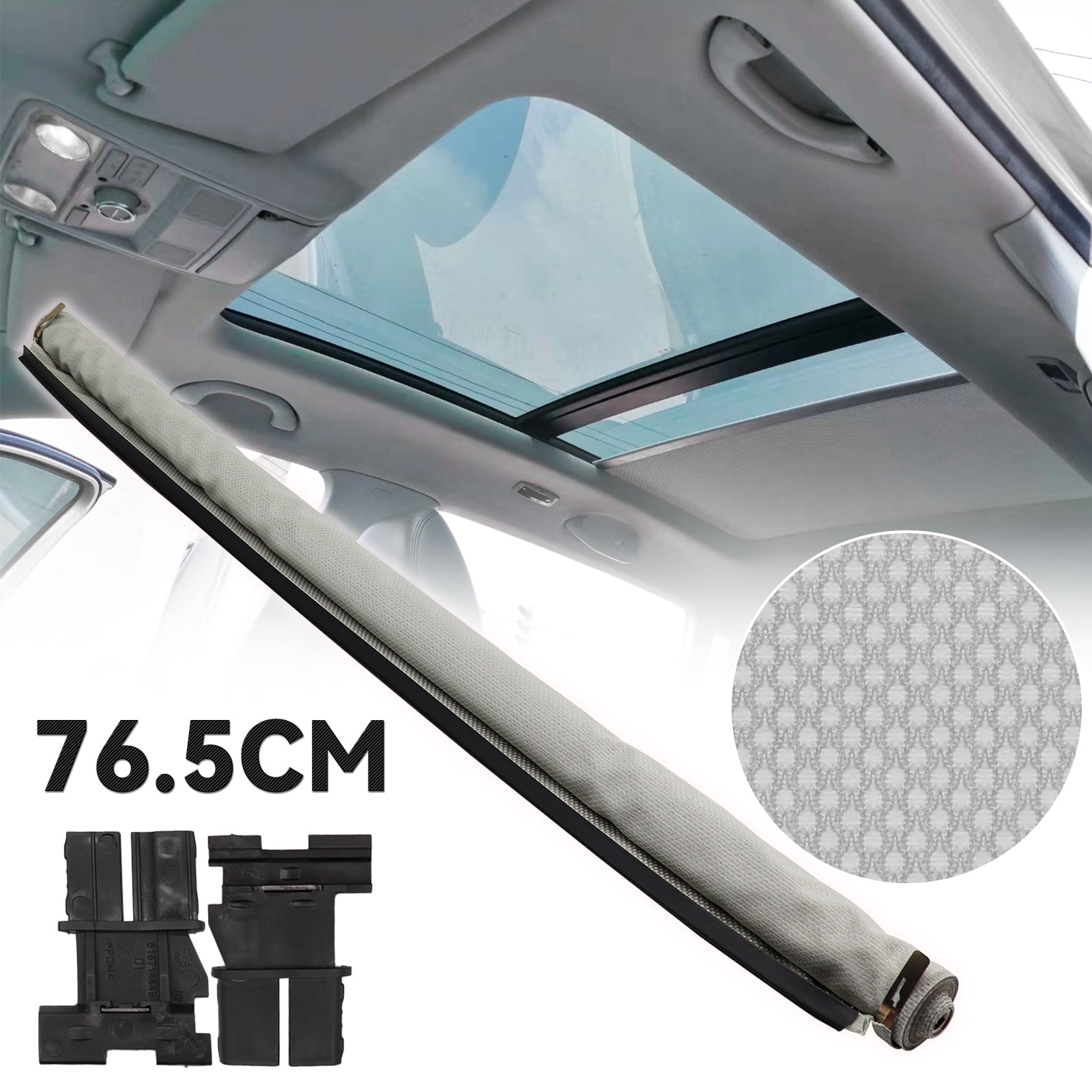 AUTOXBERT Skylight Shutter Sunroof Sunshade Curtain for VW Sharan