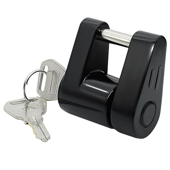 AUTOXBERT 1/4'' Trailer Hitch Coupler Hook Lock Tow Towing Heavy Duty 2 Keys for Boat RV Truck Latch