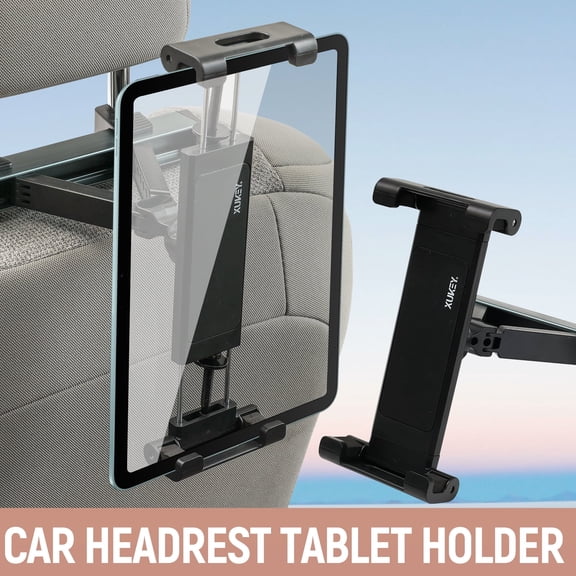 AUTOXBERT Universal Car Tablet Phone Holder 360 Headrest Back Seat Mount for iPad iPhone