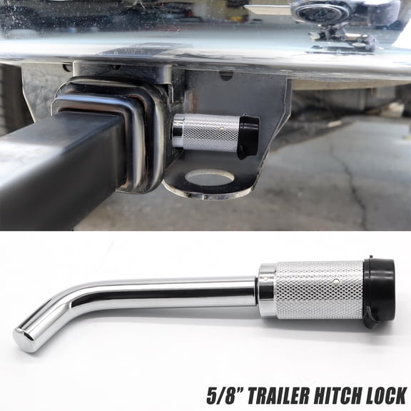 AUTOXBERT 5/8" Locking Hitch Pin Lock RV Truck Trailer Tow Receiver Anti lost Security 2 Keys for RV Truck Trailer