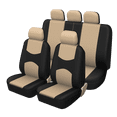 thumbnail image 1 of AUTOYOUTH Car Seat Covers Full Set- Breathable Bucket Seat Covers with Removable Headrest Universal Fit For Vans, SUVs, Trucks...(Beige Color), 1 of 5