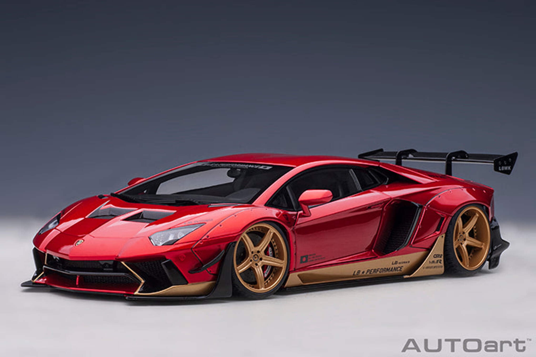 Lamborghini Aventador Liberty Walk LB-Works Hyper Red Metallic