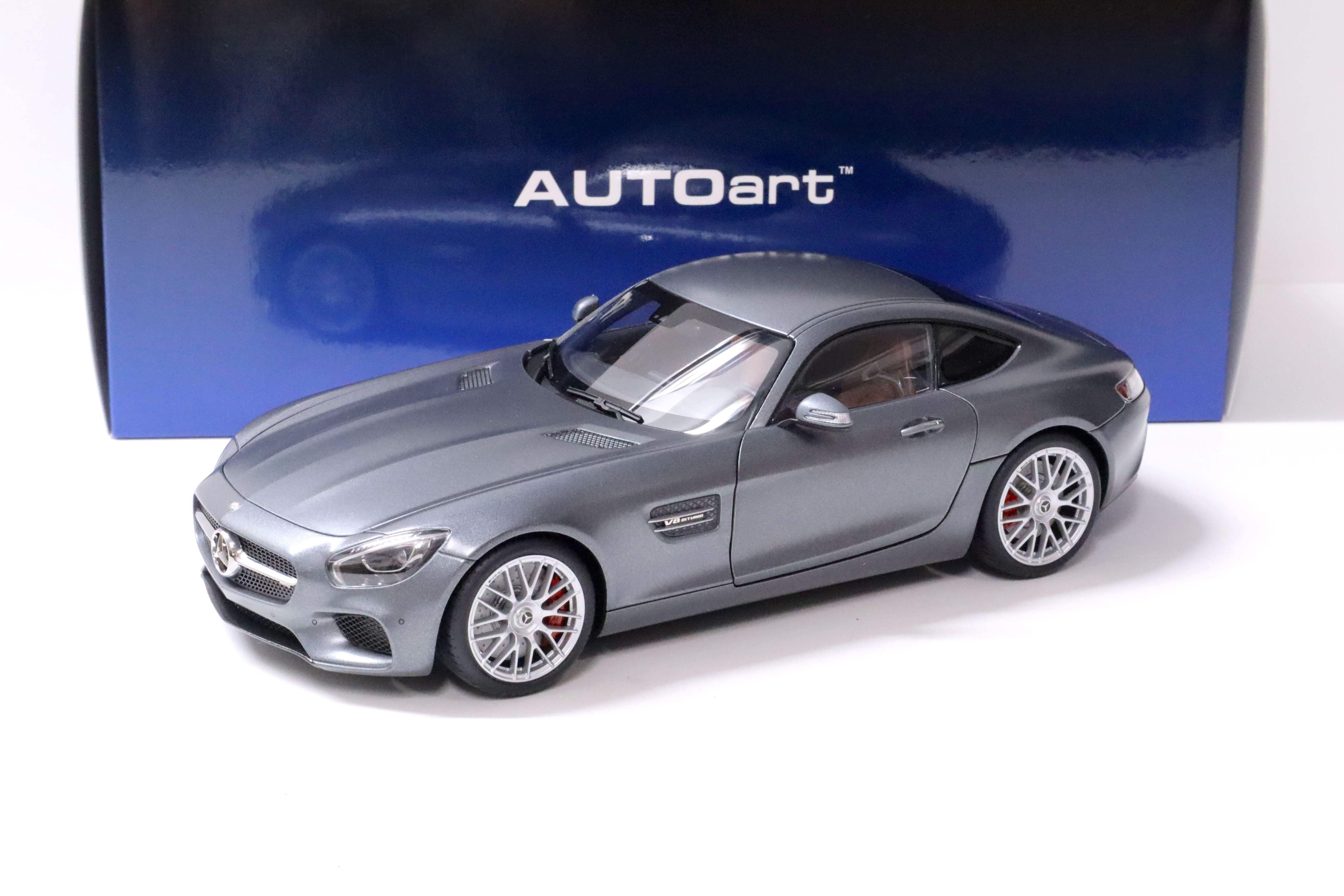 オートアート 1/18 ミニカー AMG GT S auto art Mercedes AMG GT S Matt Grey 1/18 Model Car by Autoart