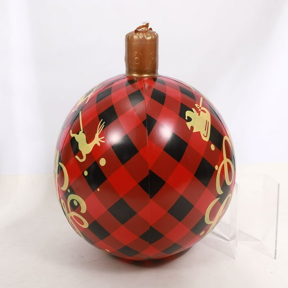 AUTUMN 23'' Inflatable Christmas Ornaments, Large Inflatable Christmas Balls, Christmas Indoor and Outdoor Decor Balls, Holiday Decorations Yard Tree Decoration