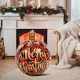 thumbnail image 1 of AUTUMN 23'' Inflatable Christmas Ornaments, Large Inflatable Christmas Balls, Christmas Indoor and Outdoor Decor Balls, Holiday Decorations Yard Tree Decoration, 1 of 6