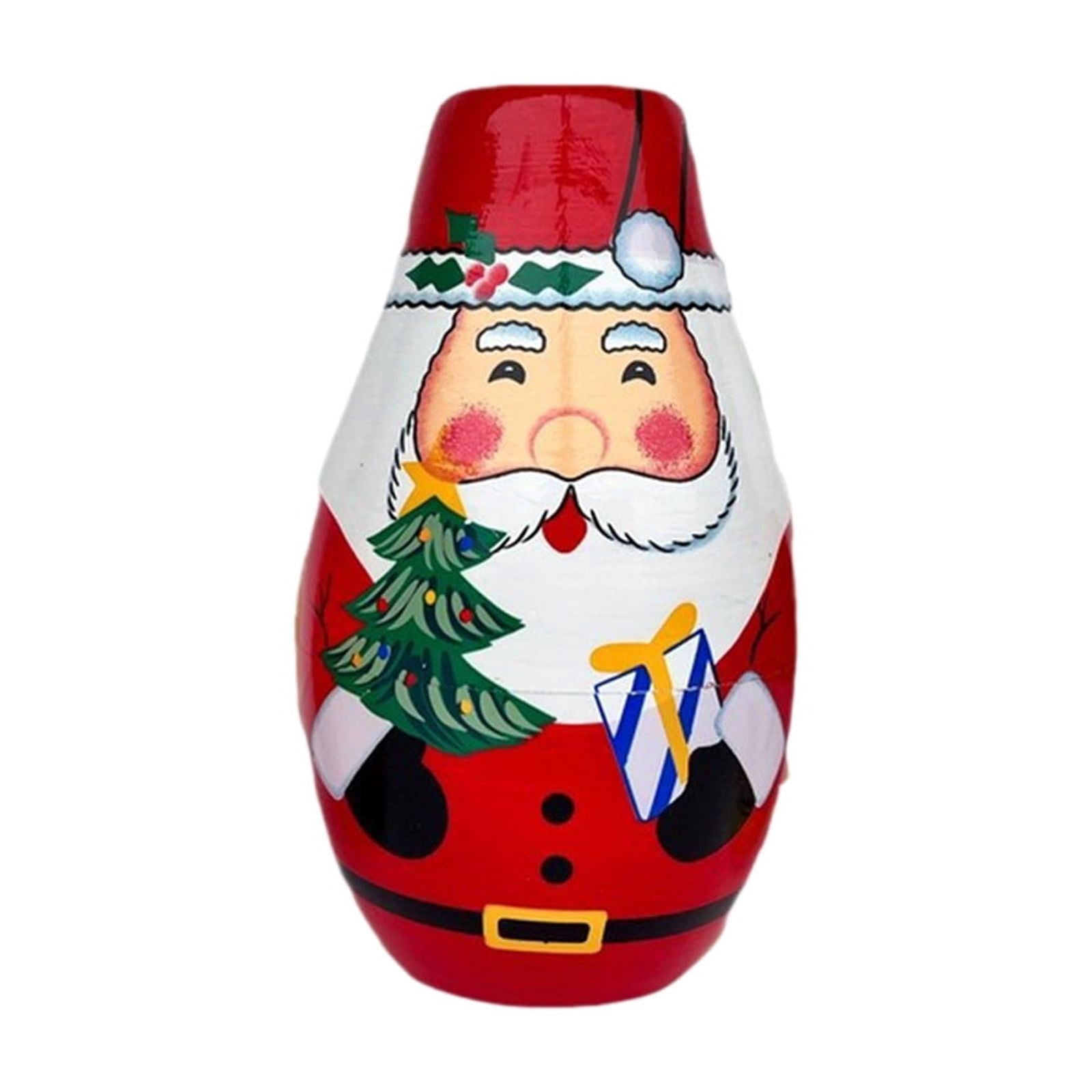 AUTUMN 5Pcs Russian Matryoshka Dolls, Handmade Wooden Santa Claus Nesting Dolls Set, Christmas Birthday Toy Gift Santa Claus Christmas Decoration Doll Gifts Ideas for Kids
