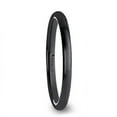 thumbnail image 1 of AUTUMN Black Domed Shaped Brush Finished Ceramic Wedding Ring for Ladies - 2 mm, 1 of 1