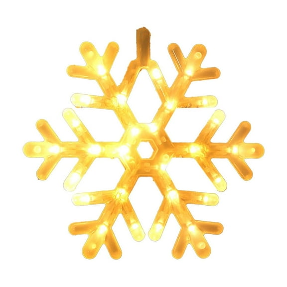 AUTUMN Christmas Snowflake Lights Outdoor Decoration, Outdoor Waterproof Christmas Lights Super, Bright Multicolour with Battery Power for Outdoor Home Party Wall Hanging Light
