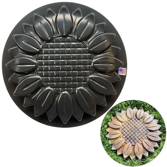 AUTUMN Reusable Sunflower Stepping Stone Paving Mold