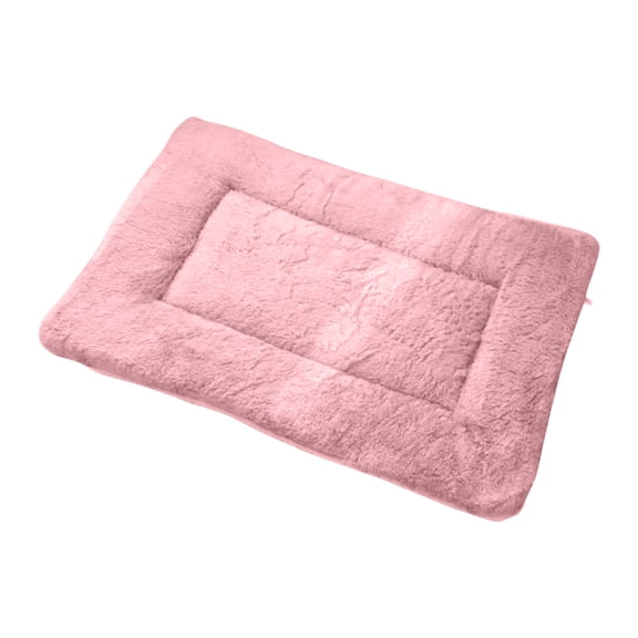AUTUMN Self Warming Pet Mat, Extra Warm Thermal Dog Crate Pad for Indoor Outdoor Pets, Washable Anti-Slip Kennel Mat for Medium Small Dogs and Cats (Pink)