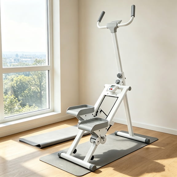 AUU Compact Stair Stepper & Vertical Climber Machine with LCD Display – Full-Body Cardio Step Trainer for Home Workouts