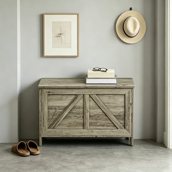 AUU Multi-Functional Storage Bench Entryway Table, Living Room & Bedroom Bench with Hidden Compartment