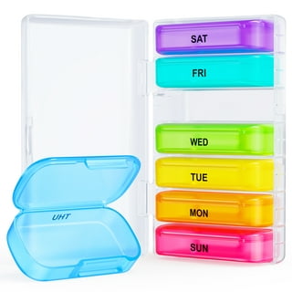 VMVN Daily Pill Organizer Box,Large Medicine Organizer,8 Compartments –  Teskyer US