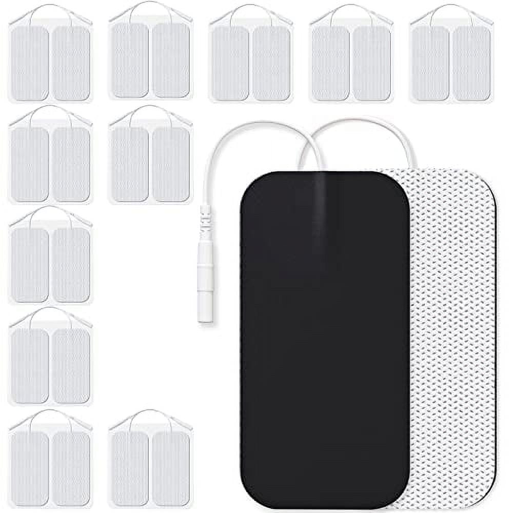 AUVON TENS Unit Replacement Pads 2" x 4" 24 Pcs, Reusable, LatexFree