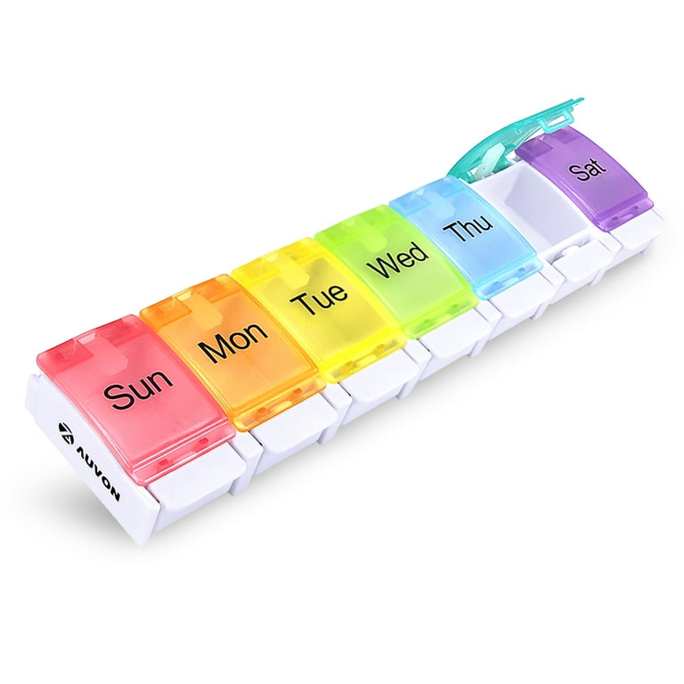 https://i5.walmartimages.com/seo/AUVON-Weekly-Pill-Organizer-Arthritis-Friendly-7-Day-Pill-Box-Case-Pill-Planner-with-Easy-Open-Design-and-Large-Compartment_53178e0c-20fe-4a44-b8df-eb4672de477c.7f6386d63cfe4da97f9efdc8a58d5e1d.jpeg?odnHeight=768&odnWidth=768&odnBg=FFFFFF