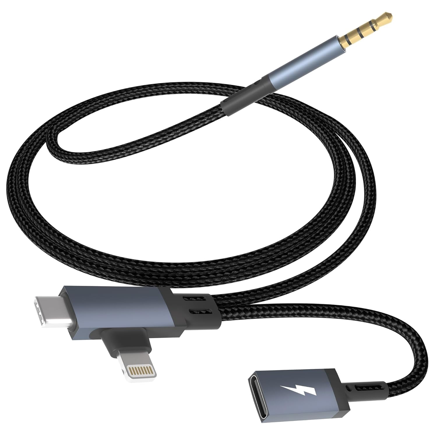 Lightning Car Aux Cables and Adapters for iPhone Audio Connectivity