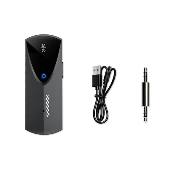 AUX Bluetooth Transmitter Receiver 3.5mm Aux Jack BT5.3 Wireless Audio Adapter for TV Car Headphone Speakers PC