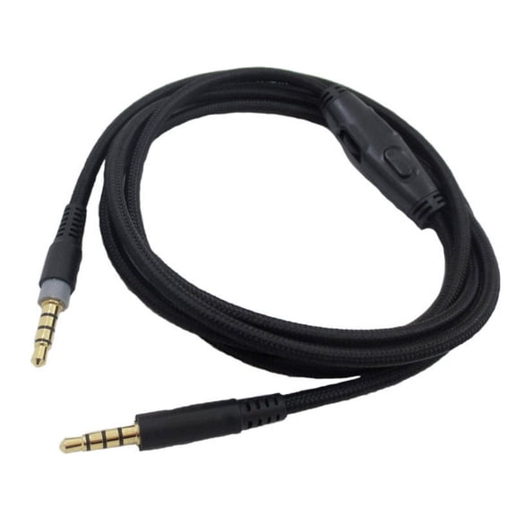 AUX Cable Jack 3.5mm Audio Cable 2 Plugs Male to Male Extension Replacement for HyperX Cloud/Cloud for Alpha Cable