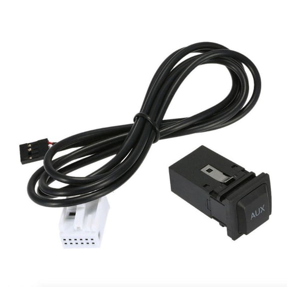 AUX Car Socket Switch Audio Cable RCD310 RCD510 RNS315 for VW1 Golf MK6 MK5