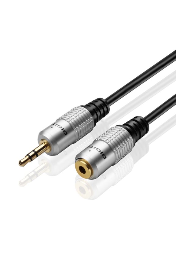AUX Headphone 3.5mm Extension Cable (6 Feet) - Male to Female Extender Audio Auxiliary Jack Adapter Wire Cord Plug Connector for iPhone iPod iPad, Smartphone Tablet, Home Car Speaker System