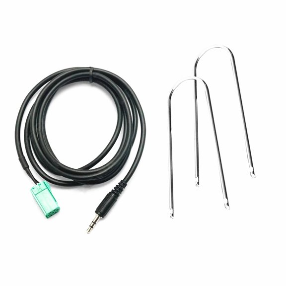 AUX Input 3.5mm Jack Cable Adapter For Renault Clio 2005-2011