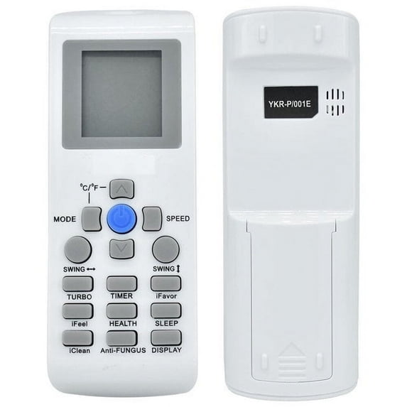 AUX YKR-P/001E Replacement Remote Control for AUX AC YKR-P/002E, White, New