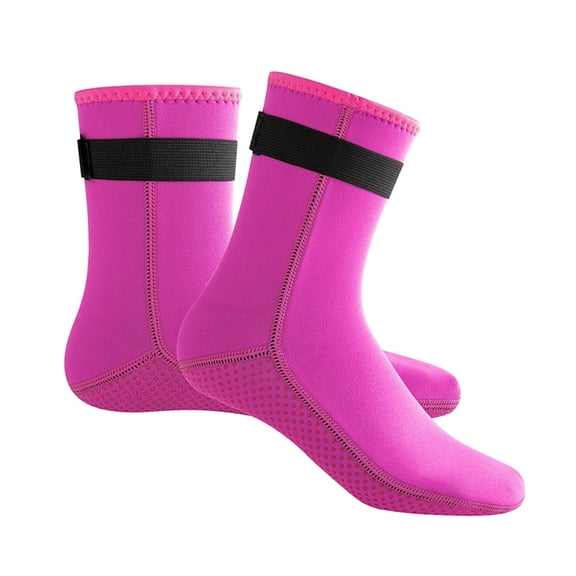 AUXDIQ 1 Pair Neoprene Socks 3mm Wetsuit Socks for Men Women Diving Socks Water Socks for Snorkeling Surfing Swimming Sailing