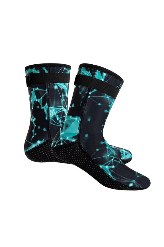 1 Pair Neoprene Socks 3mm Wetsuit Socks for Men Women