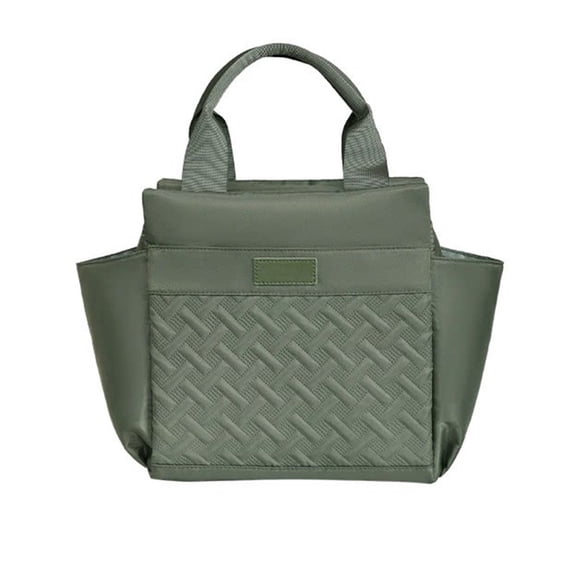 AUXDIQ 10L Insulated Cooler Bag Leakproof Cooling Tote Thermal Lunch Bag Green