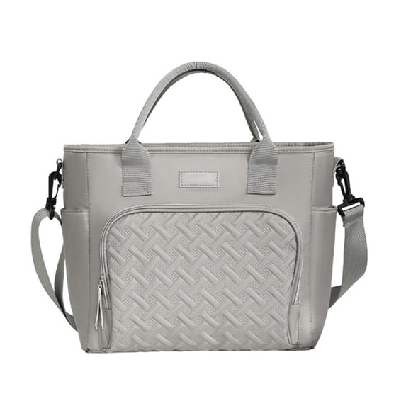 AUXDIQ 11L Insulated Cooler Bag Leakproof Cooling Tote Thermal Lunch Bag Grey