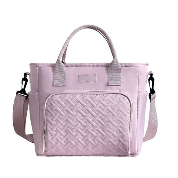 AUXDIQ 11L Insulated Cooler Bag Leakproof Cooling Tote Thermal Lunch Bag Purple