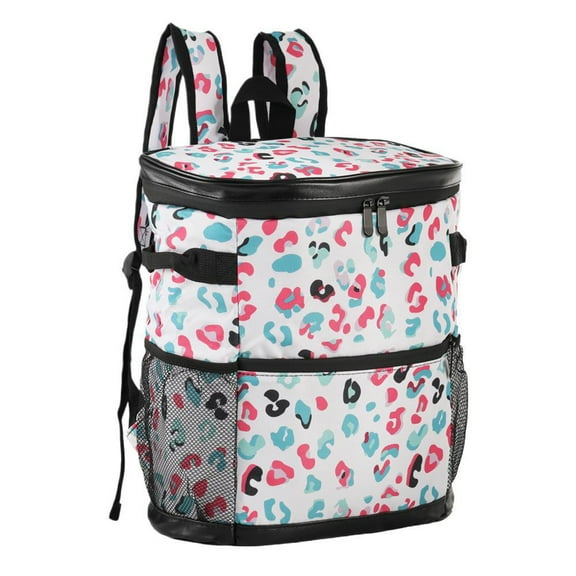 AUXDIQ 16L Insulated Cooler Backpack Leak-Proof Lunch Bag Insulated Picnic Backpack, Blue