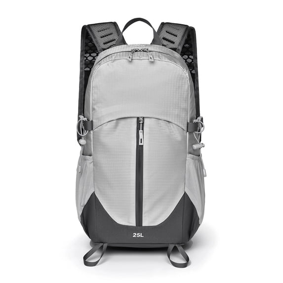 AUXDIQ 20L Hiking Backpack Lightweight Travel Daypack for Women & Men Grey