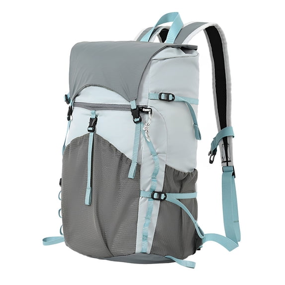 AUXDIQ 22L Hiking Backpack Lightweight Travel Daypack for Women & Men Light Blue