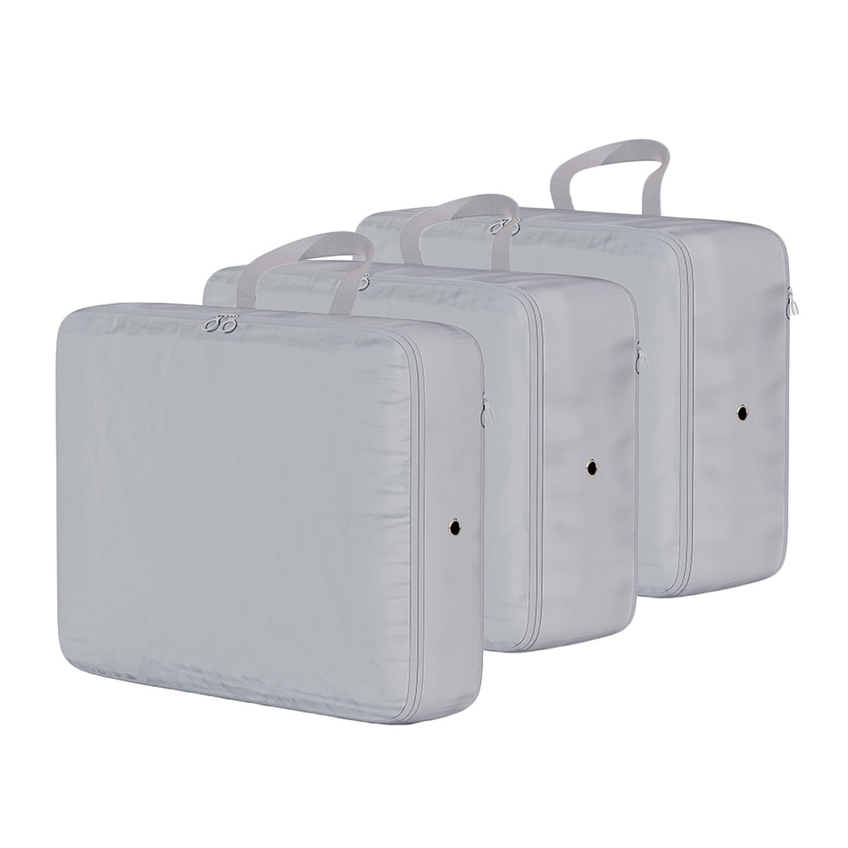 AUXDIQ 3 PCS Compression Packing Cubes Travel Luggage Organizer Bags Set Packing Organizers Compression Suitcase Bag Travel Essential Bag