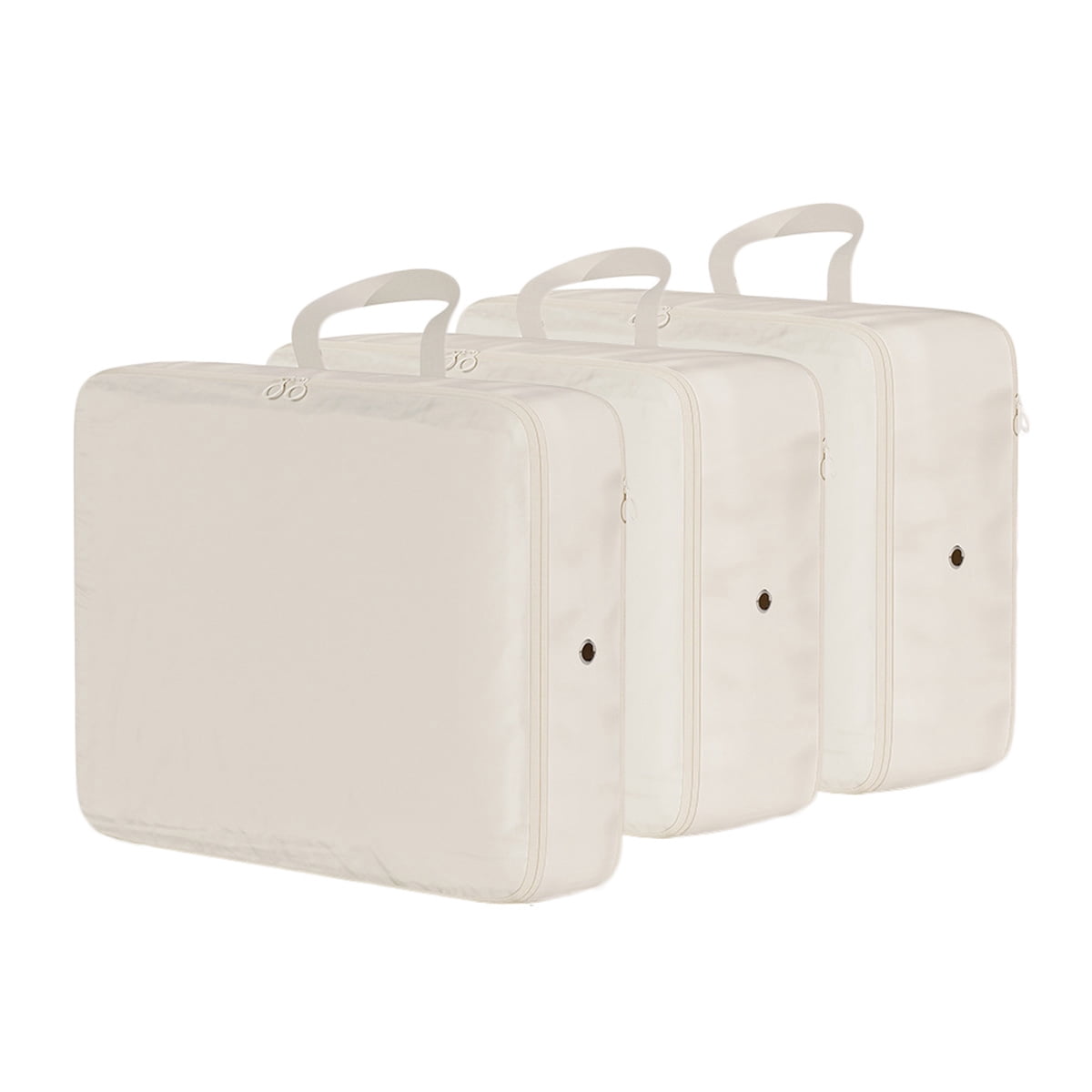AUXDIQ 3 PCS Compression Packing Cubes Travel Luggage Organizer Bags Set Packing Organizers Compression Suitcase Bag Travel Essential Bag