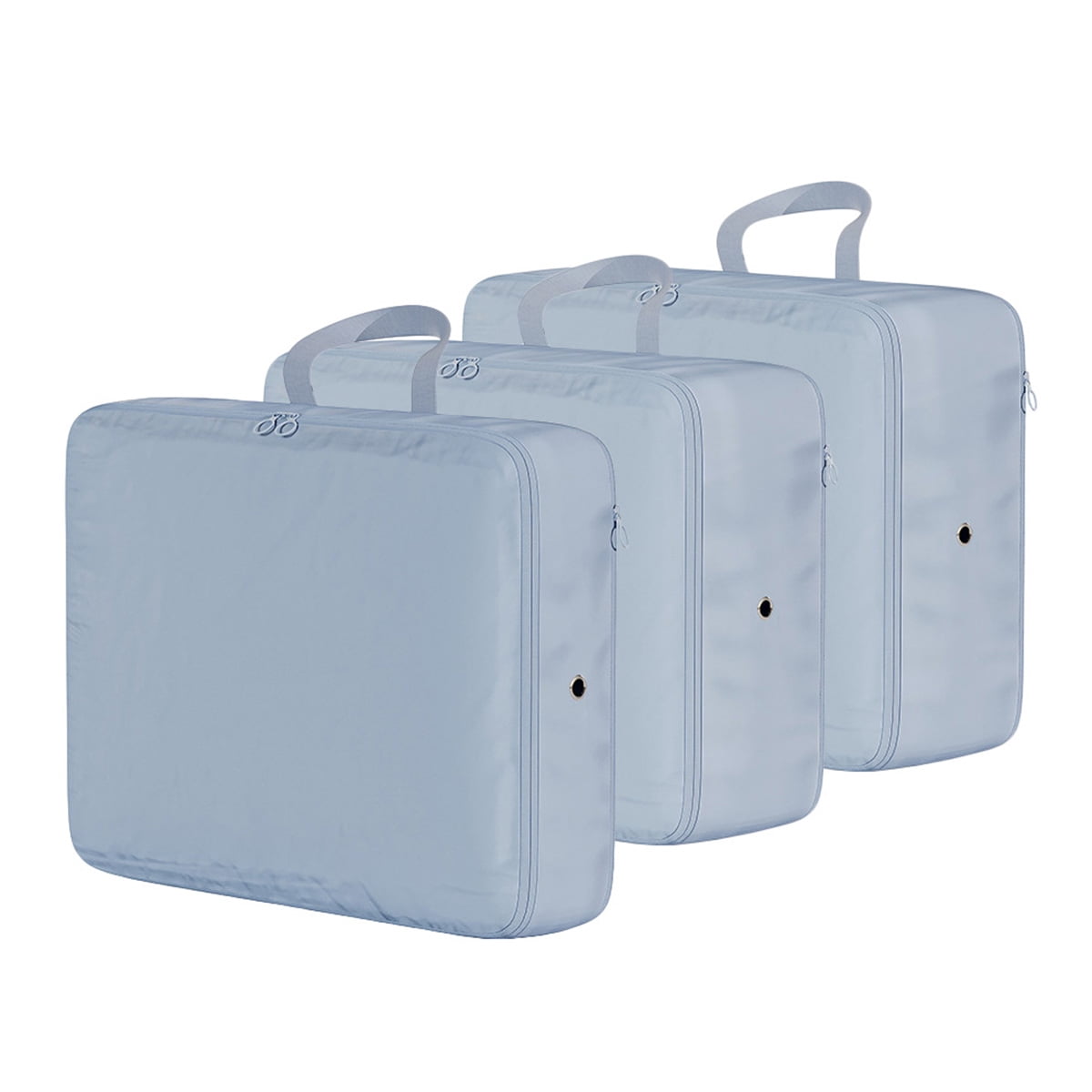 AUXDIQ 3 PCS Compression Packing Cubes Travel Luggage Organizer Bags Set Packing Organizers Compression Suitcase Bag Travel Essential Bag