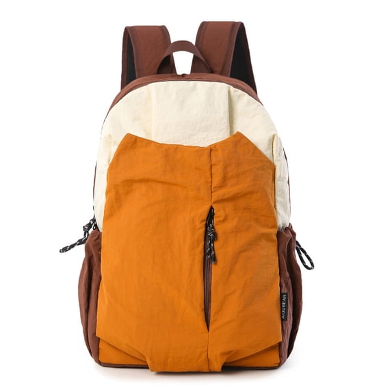 AUXDIQ Hiking Backpack 25L Lightweight Backpack Travel Daypack for Women Men Orange