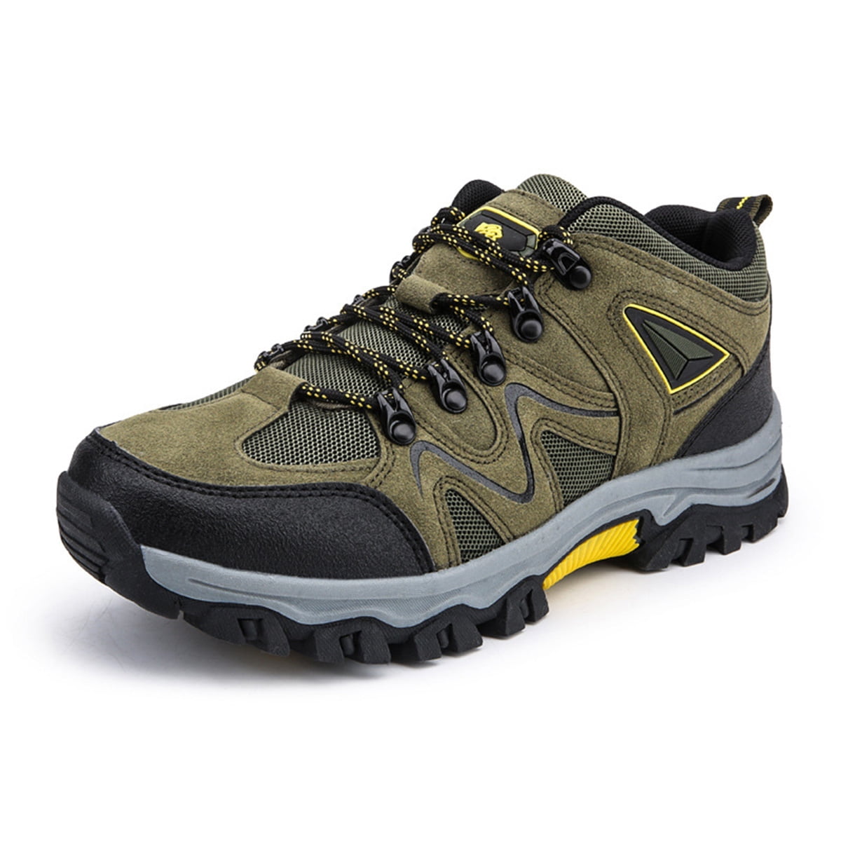 AUXDIQ Hiking Shoes Mens Waterproof Mountain Trekking Shoes Men Breathable Walking Shoes Outdoor Sports Running Camping Climbing