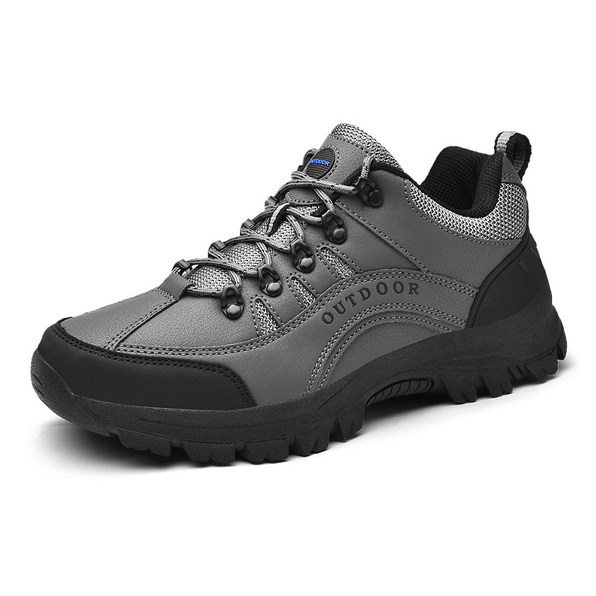 AUXDIQ Hiking Shoes Mens Waterproof Mountain Trekking Shoes Men Breathable Walking Shoes Outdoor Sports Running Camping Climbing