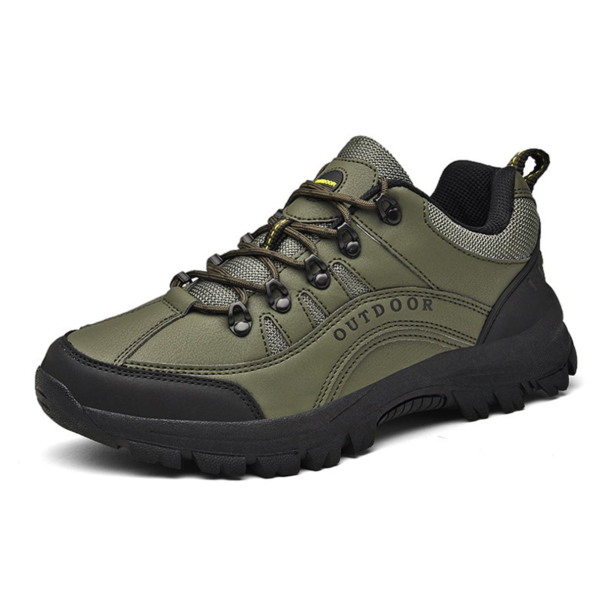 AUXDIQ Hiking Shoes Mens Waterproof Mountain Trekking Shoes Men Breathable Walking Shoes Outdoor Sports Running Camping Climbing