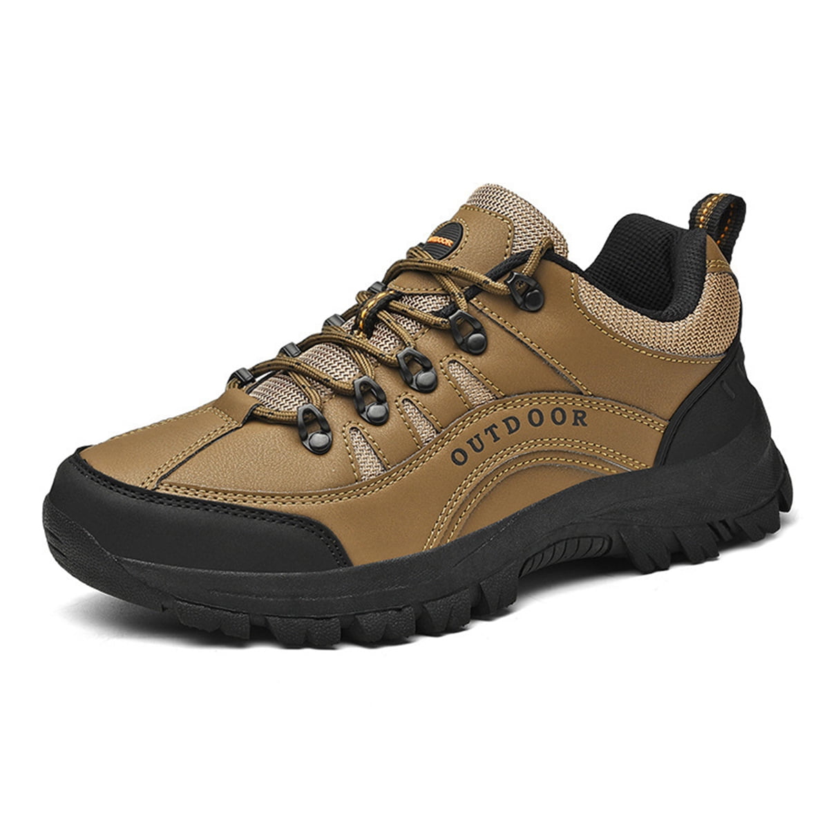 AUXDIQ Hiking Shoes Mens Waterproof Mountain Trekking Shoes Men Breathable Walking Shoes Outdoor Sports Running Camping Climbing