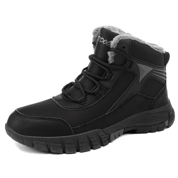 AUXDIQ Hiking Shoes Mens Waterproof Mountain Trekking Shoes Men Walking Shoes Outdoor Winter Boots Snow Boots