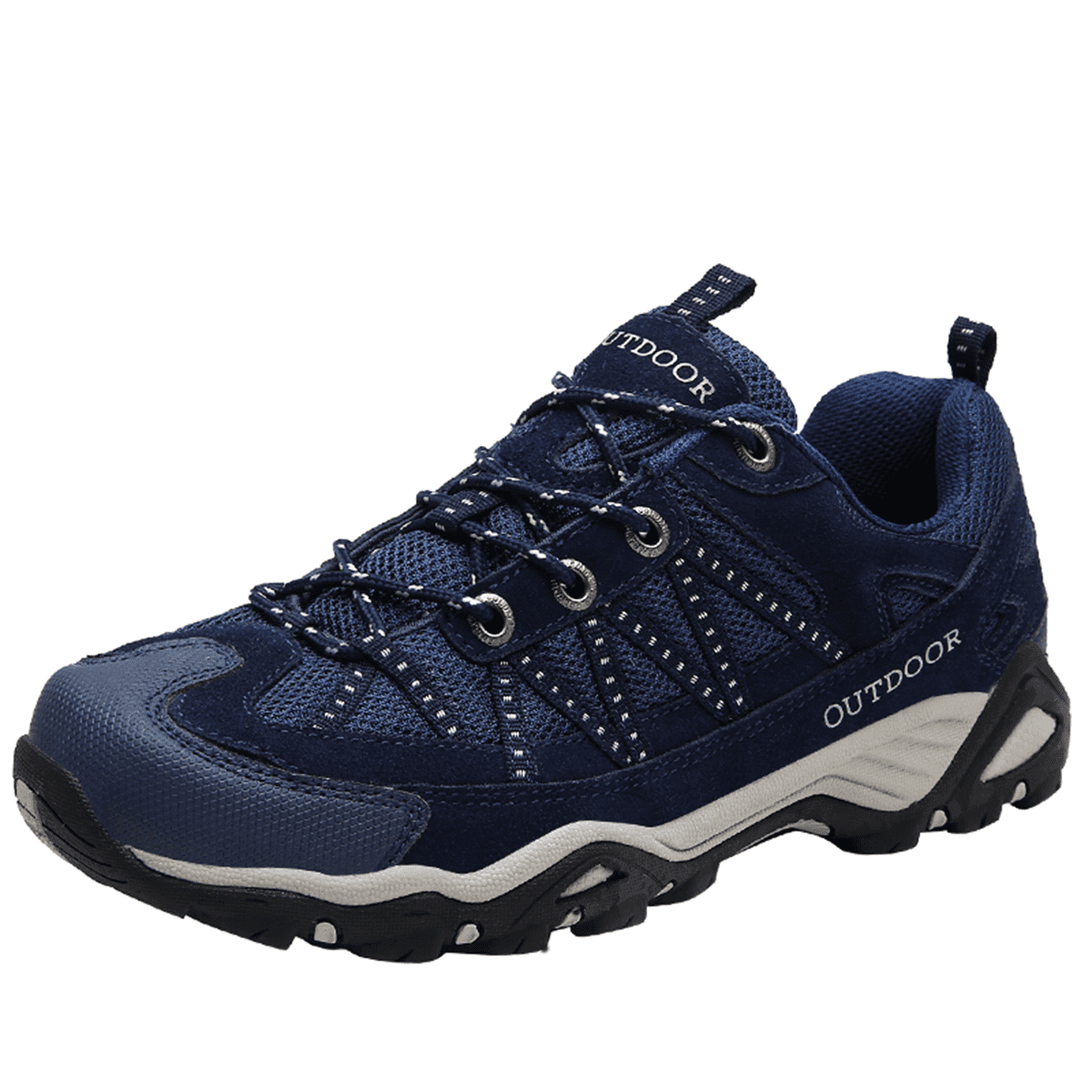 AUXDIQ Hiking Shoes Mens Waterproof Mountain Trekking Shoes Women Breathable Walking Shoes Outdoor Sports Running Camping Climbing
