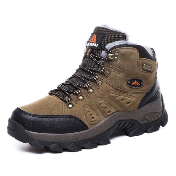 AUXDIQ Hiking Shoes Mens Waterproof Mountain Trekking Shoes Women Breathable Walking Shoes Outdoor Sports Winter Boots