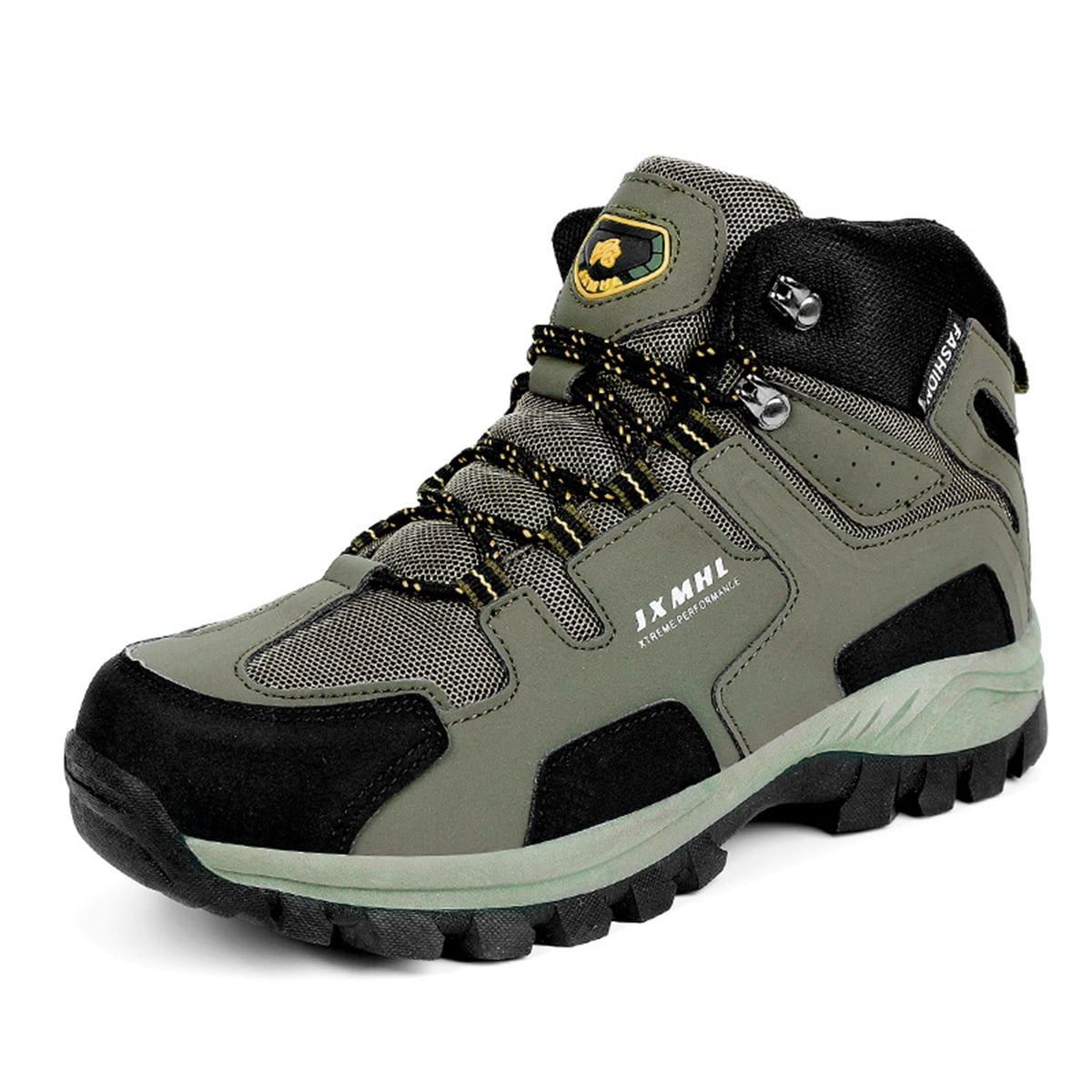 AUXDIQ Hiking Shoes Mens Waterproof Mountain Trekking Shoes Women Breathable Walking Shoes Outdoor Sports Winter Boots