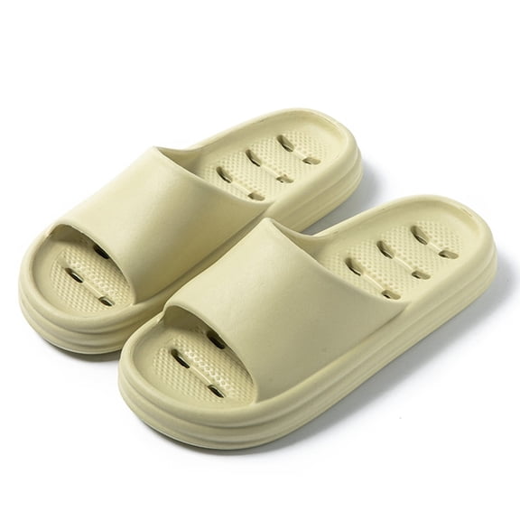 AUXDIQ Home Slippers Women Men Bathroom Slippers Non Slip House Shoes Shower Sandals Pool Slides Beach Slippers